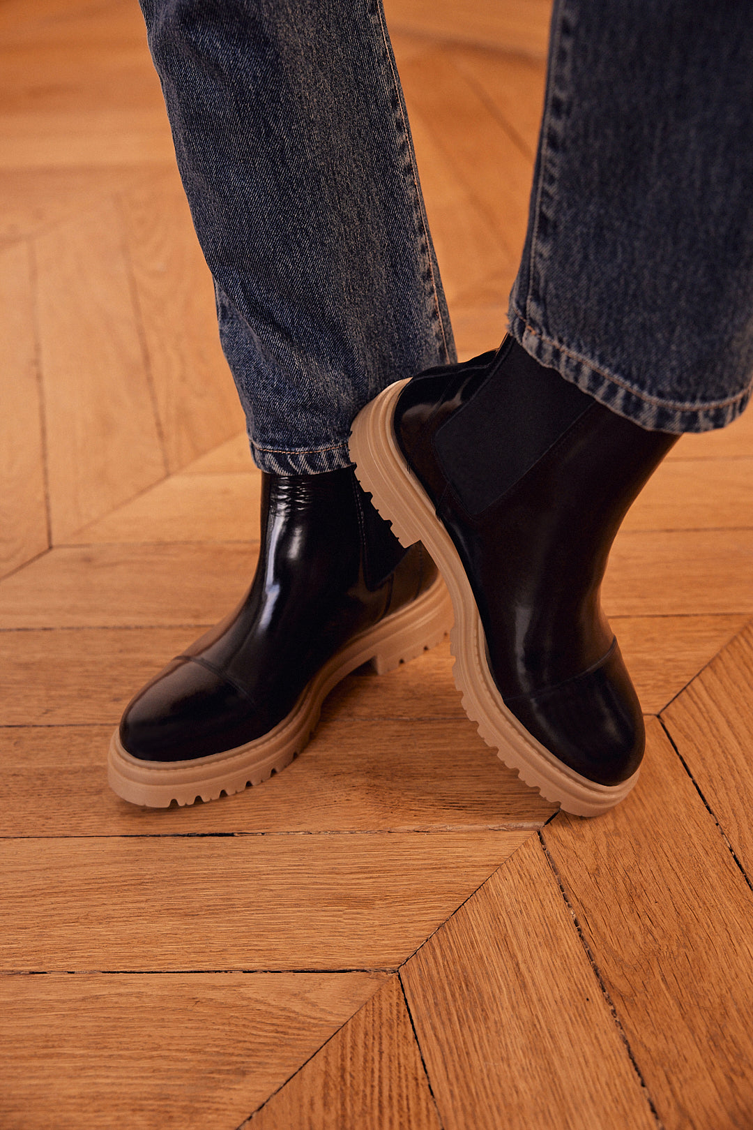 Bottes Chelsea en Cuir