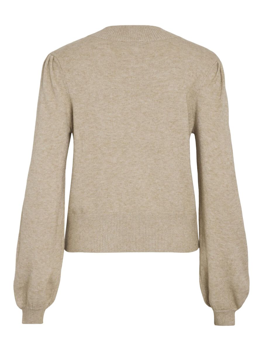Pull Manches Bouffantes Col Rond