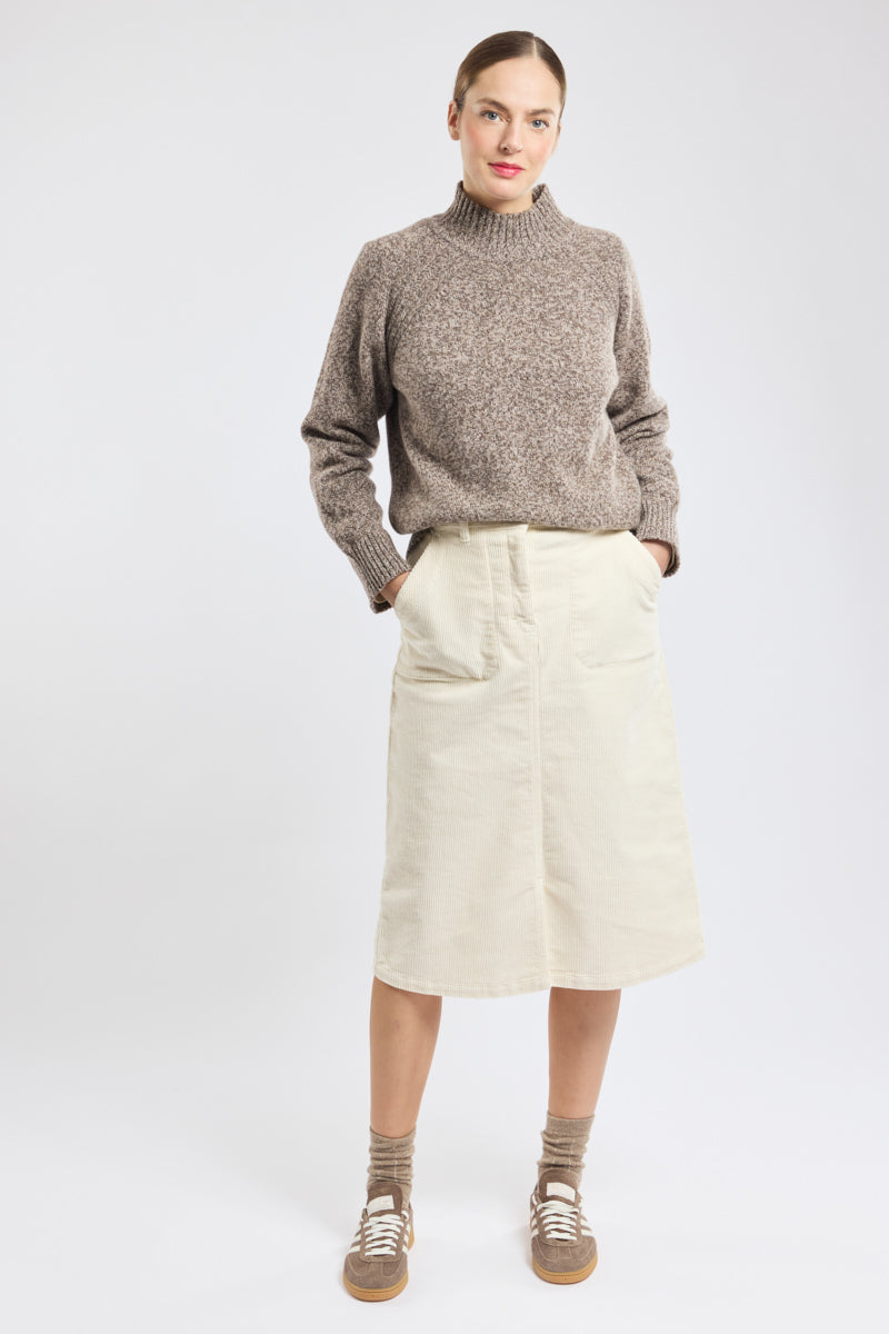 Sweater Femme | Laine | Chaud Et Douillet | Col Montant | Élégance Hivernale