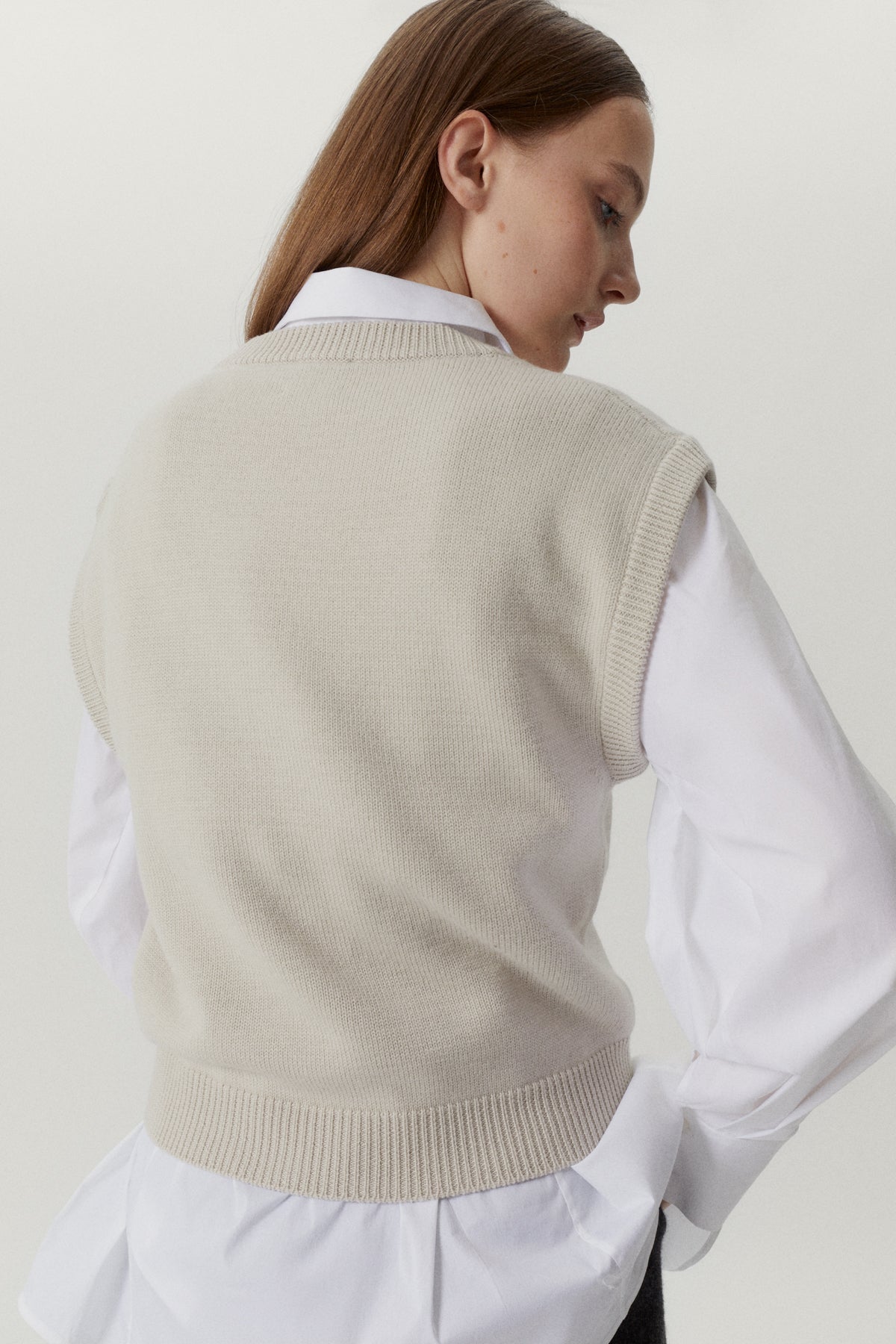 Gilet Sans Manches | Coton | Léger Et élégant | Idéal Pour Vos Journées Au Bureau