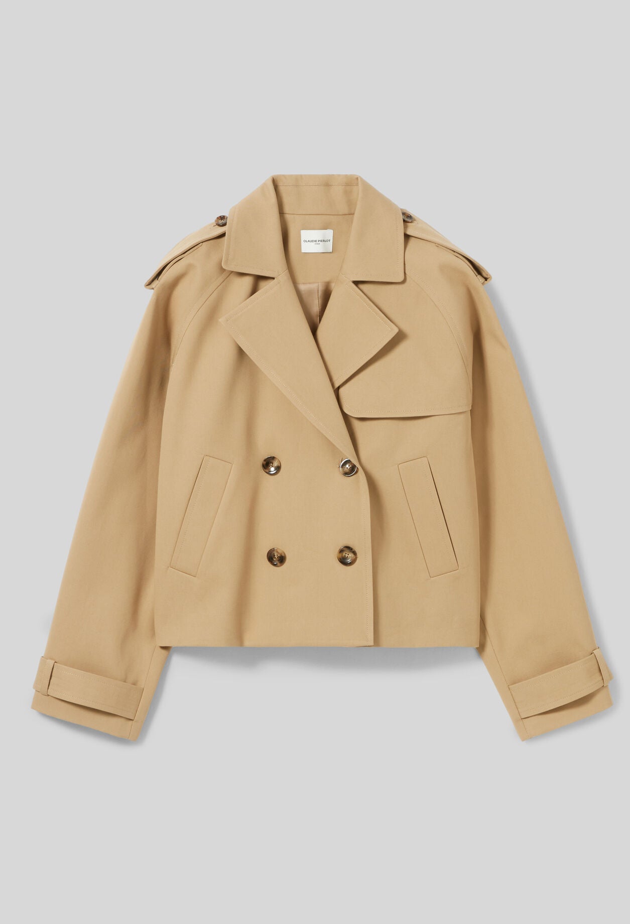 Veste Femme | Coton | Style Trench Court Et Moderne Pour La Mi-Saison