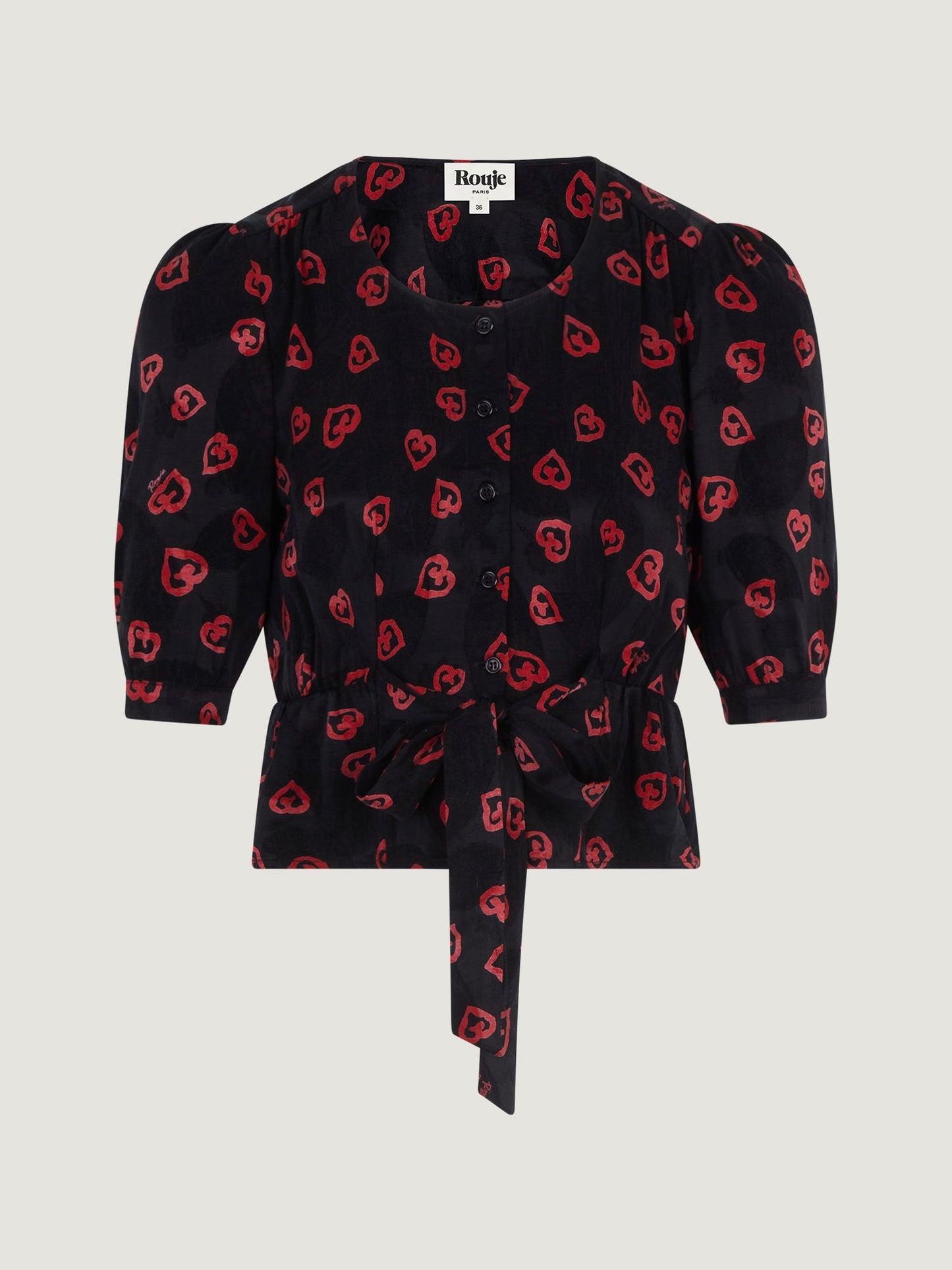 Blouse Femme | Imprimé Lèvres | Coupe Cintrée & Féminine | Chic et Moderne