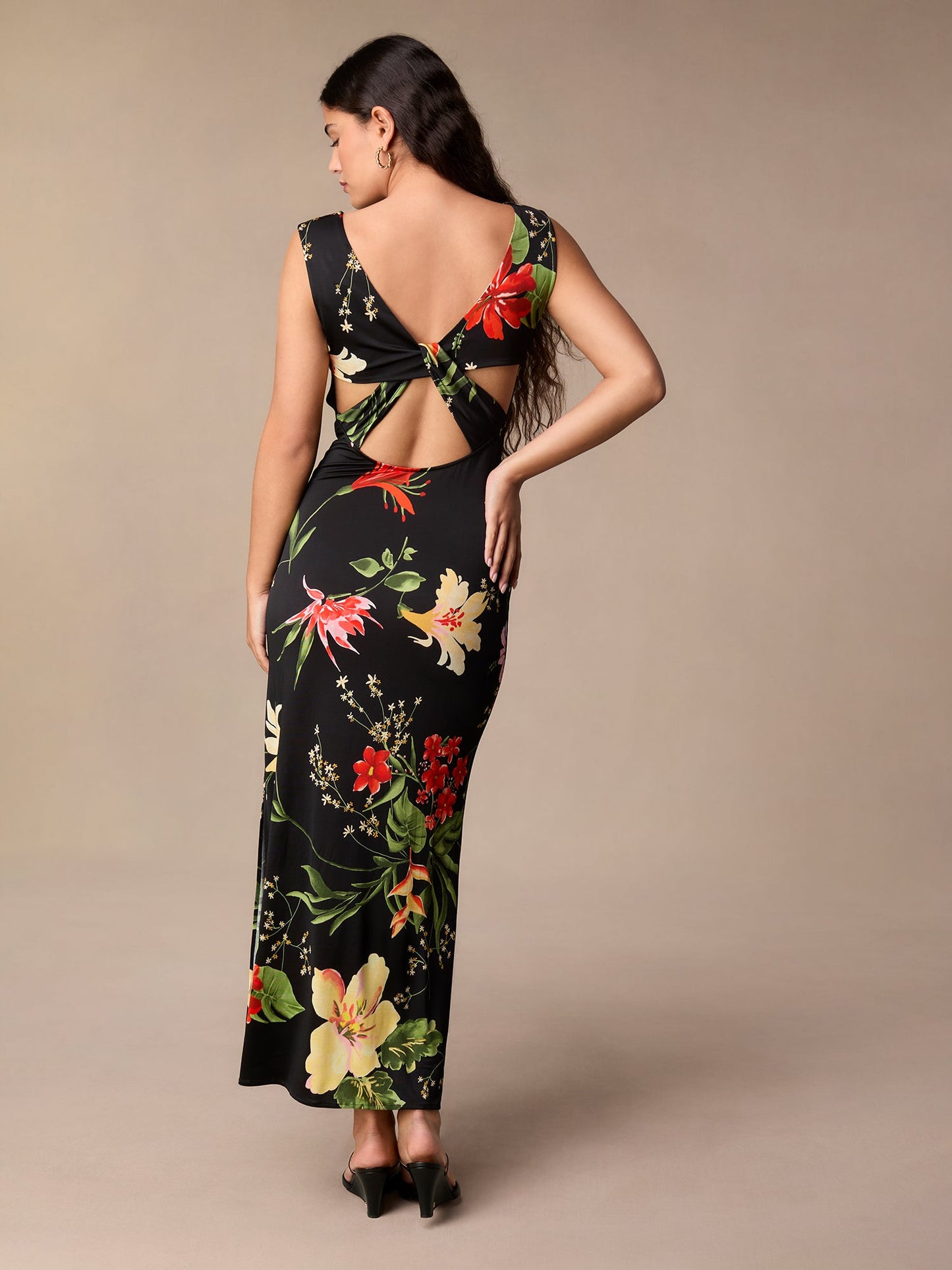 Robe Longue Fleurie | Élégante & Méditerranéenne | Vacances & Soirées d’Été