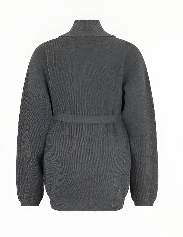 Cardigan Ceinturé en Laine