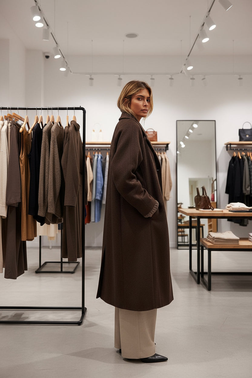 Manteau Long Femme | Oversize et Élégant | Parfait pour l’Automne et l’Hiver