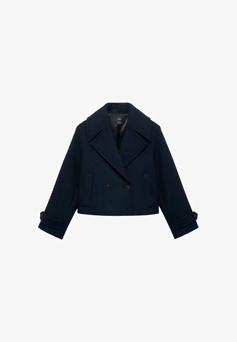 Veste Femme | Caban Court Structuré | Élégant Et Moderne | Parfait Pour La Mi-Saison Ou Le Bureau