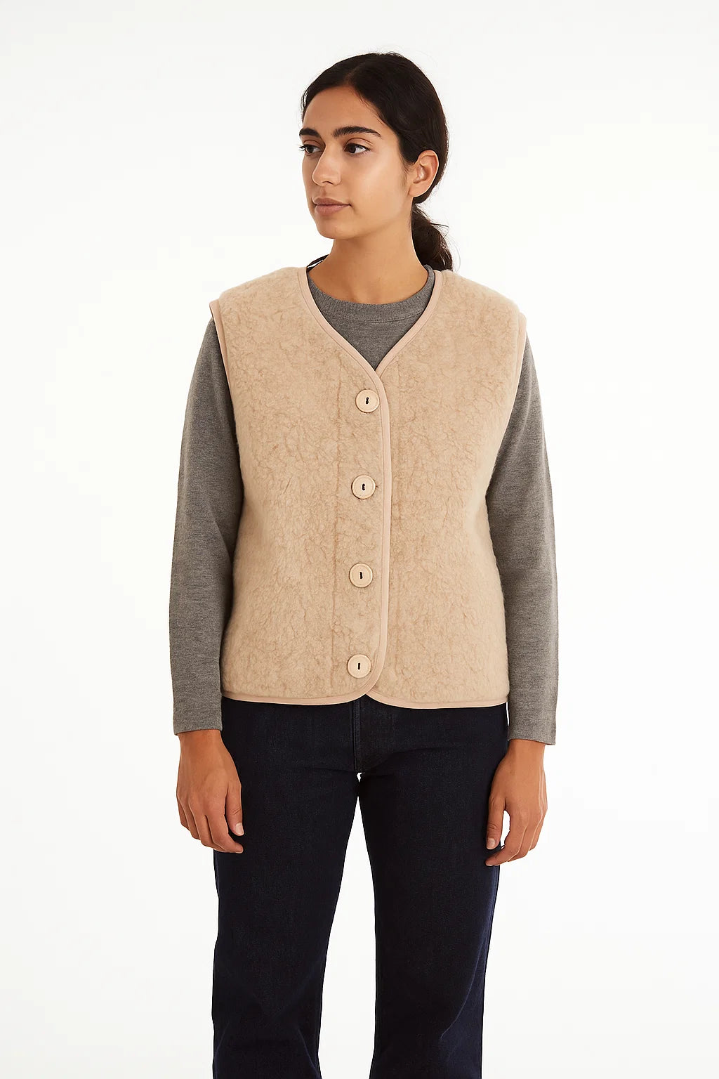 Gilet Femme en Laine | Pure Laine | Chaud et Naturel pour l’Hiver et la Mi-Saison