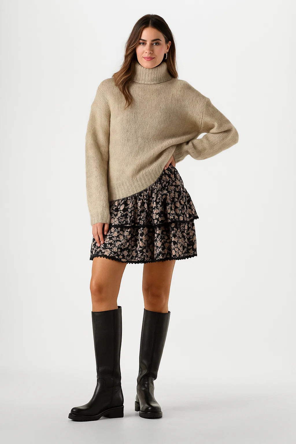 Pull Femme | Mohair et Laine | Chaud, Doux et Confortable pour l’Hiver