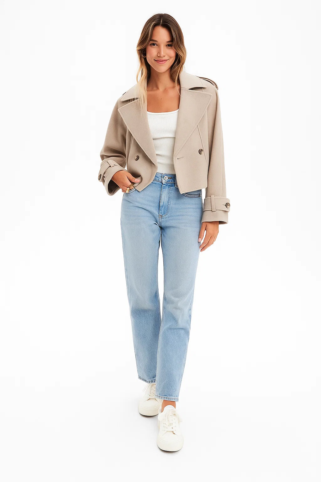 Manteau Femme | Chaud et Structuré | Maille Épaisse Idéale pour l’Hiver