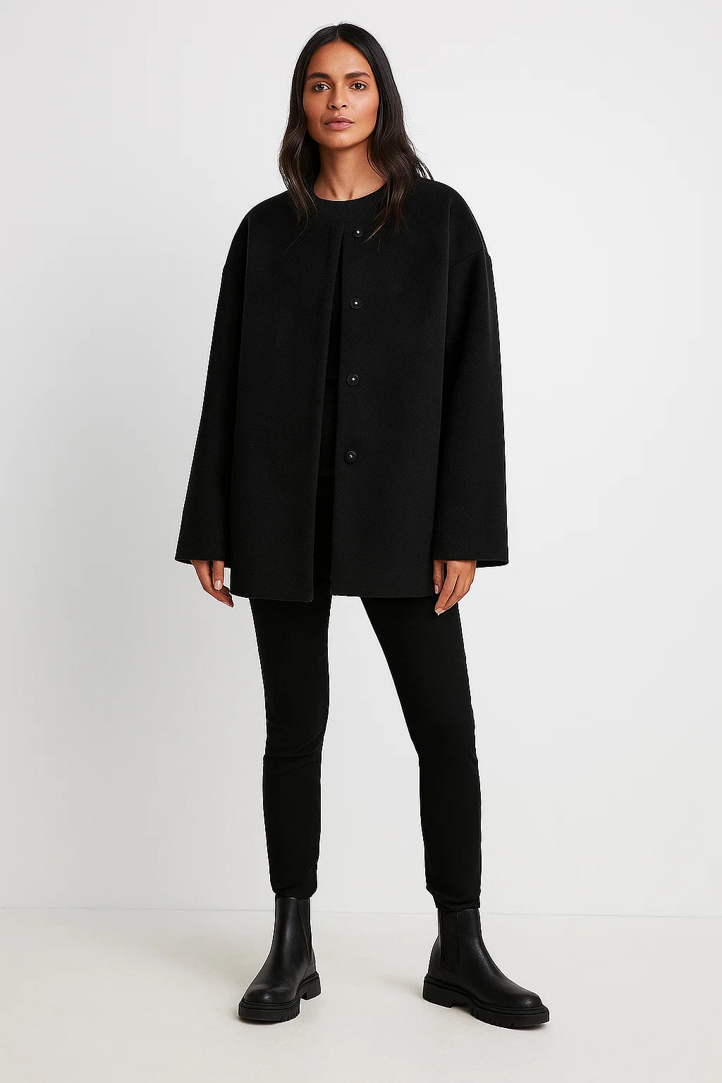 Veste Femme | Coupe Droite Et Épurée | Parfaite Pour Un Look Urbain Et Moderne