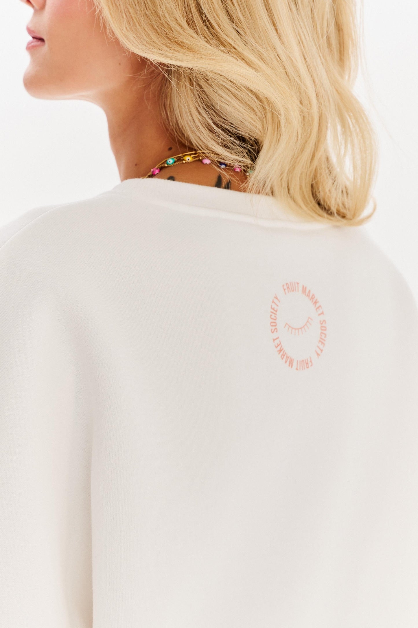 Sweat En Coton Et Polyester | Imprimé Fruit Coloré | Coupe Oversize Décontractée | Parfait Pour Les Vacances Et Les Journées Chill