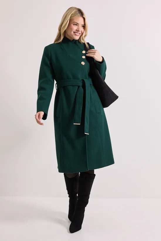 Manteau Femme | Élégant Et Ceinturé | Idéal Pour l’Automne Et l’Hiver