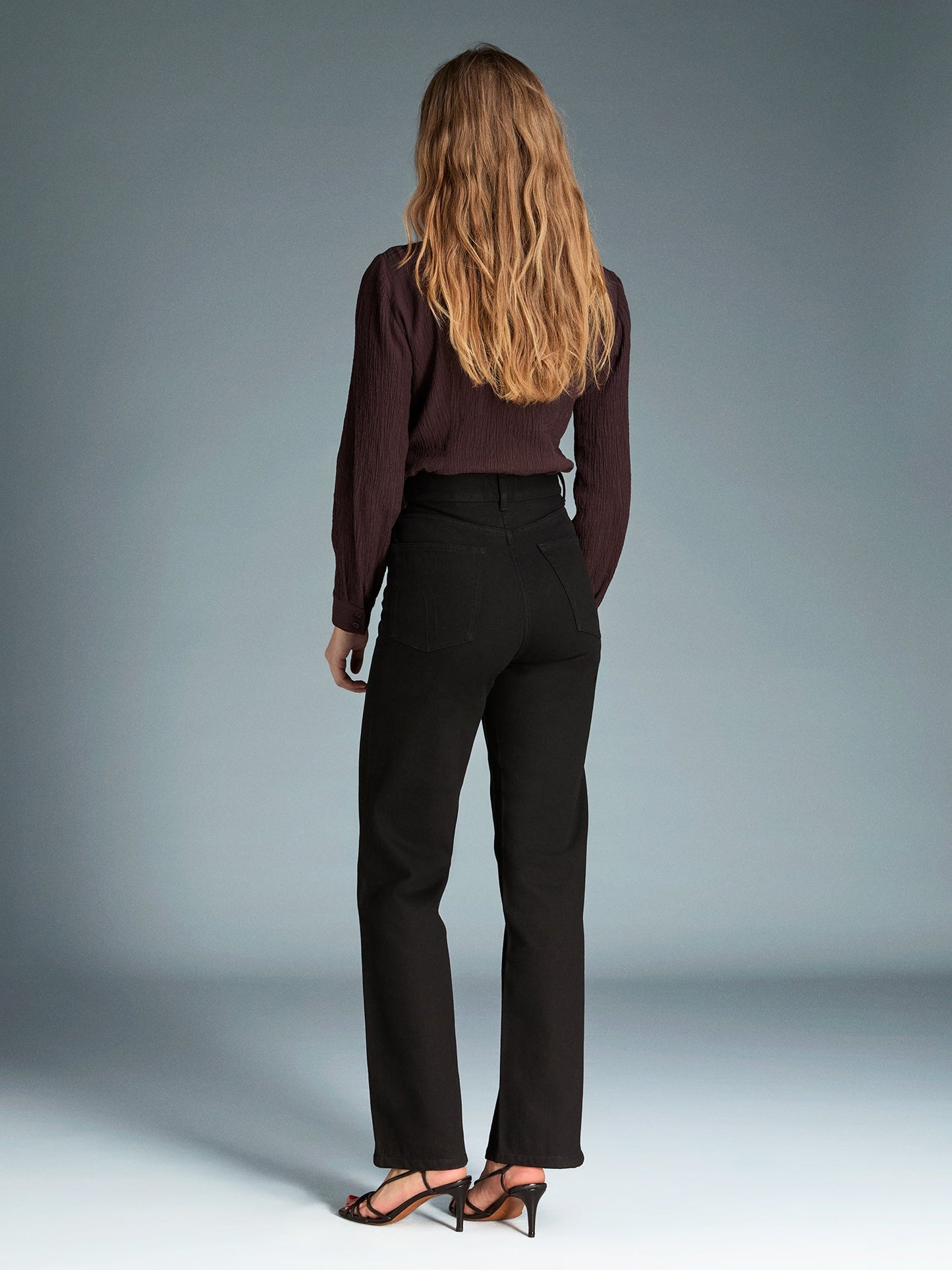 Jean Taille Haute en Coton