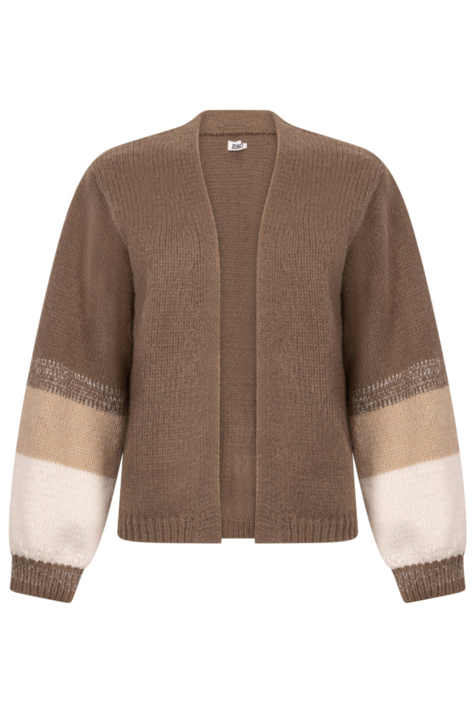 Gilet Femme Sans Fermeture | Manches Ballon | Dégradé Doux | Style Confort et Élégance Décontractée