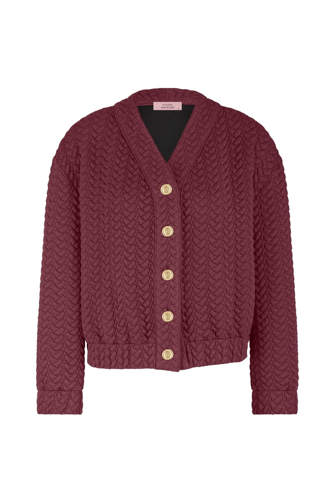 Gilet Boutonné Texturé