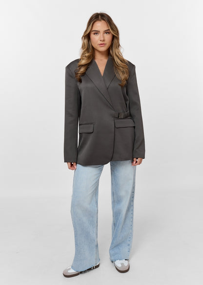 Blazer à Boucle Latérale