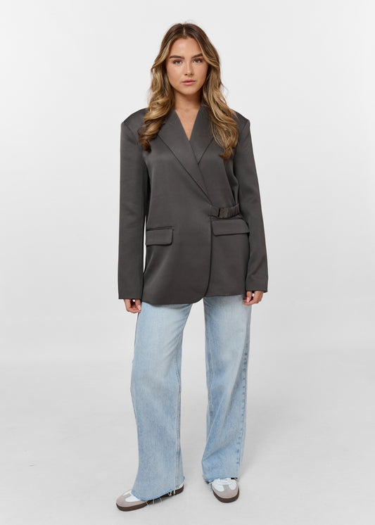 Blazer à Boucle Latérale