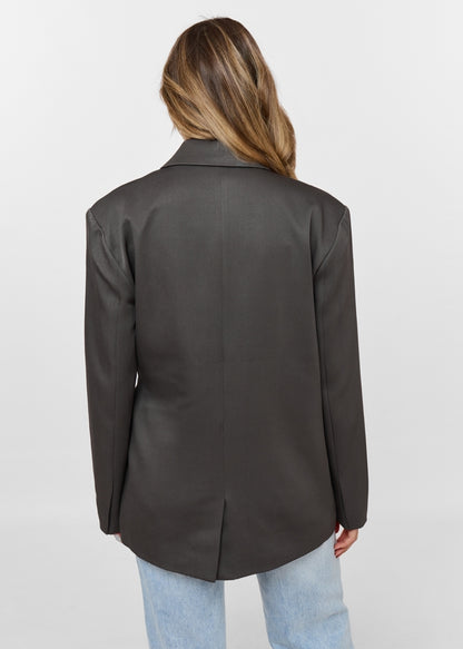 Blazer à Boucle Latérale