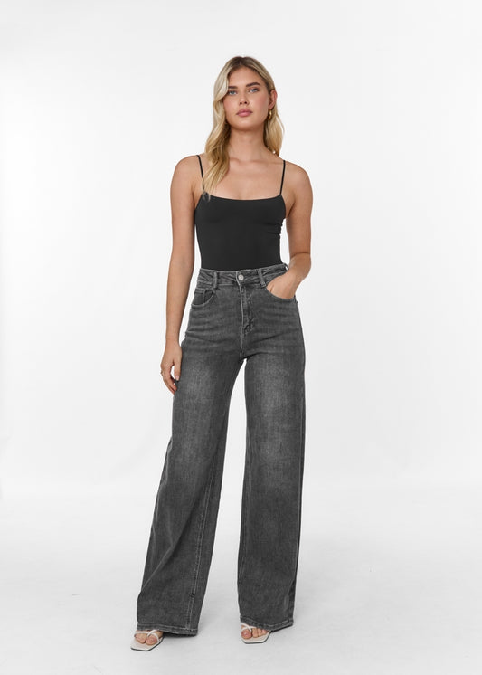 Jean Large Taille Haute