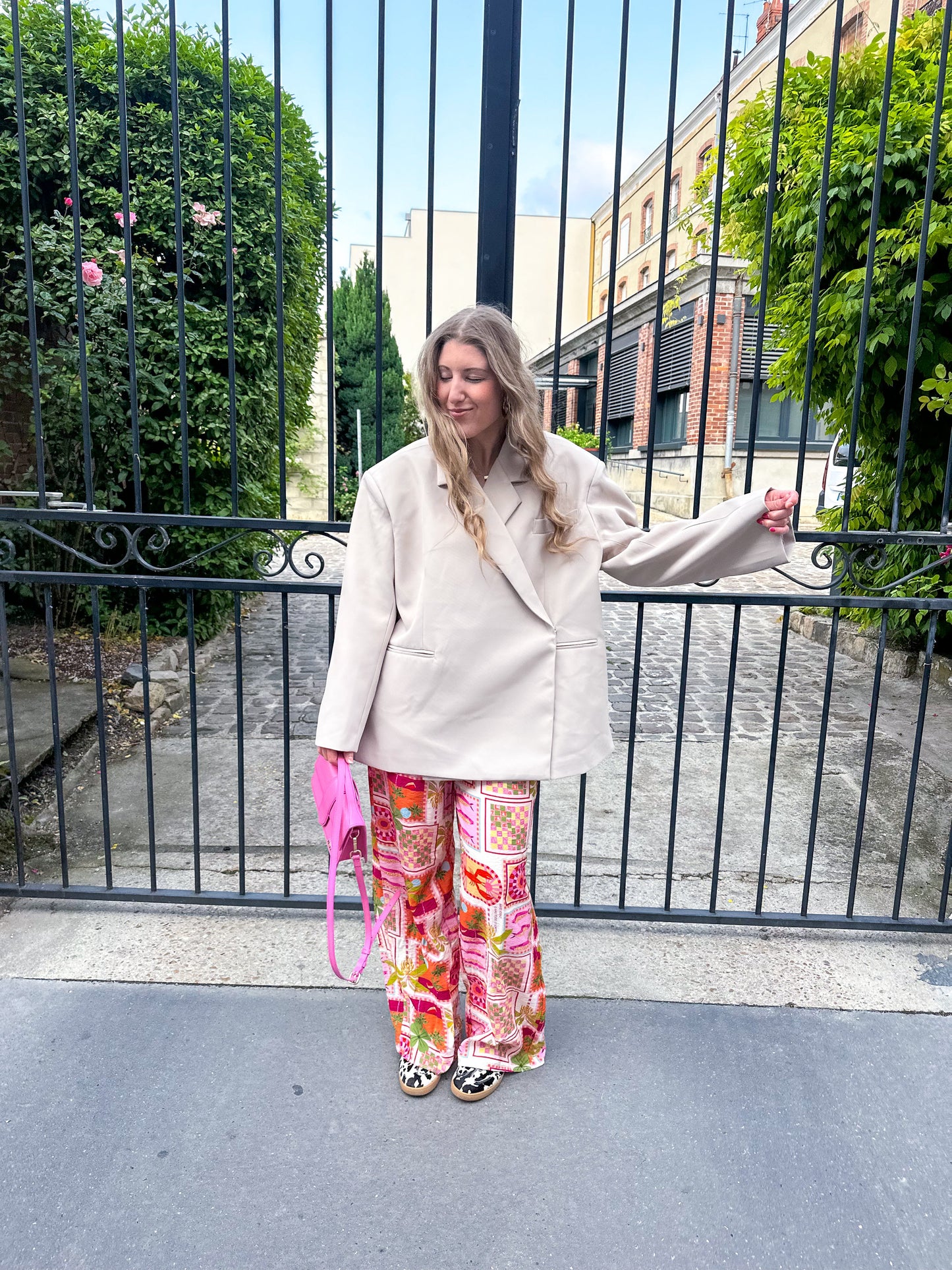 Blazer Femme | Coupe Droite Élégante | Parfait pour Printemps, Tenue Romantique ou Look Chic Décontracté