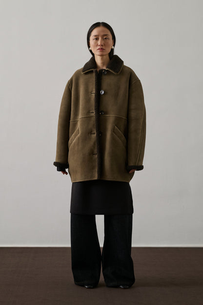 Manteau Femme | Cuir D’Agneau | Doublé Et Chaud Pour L’Hiver