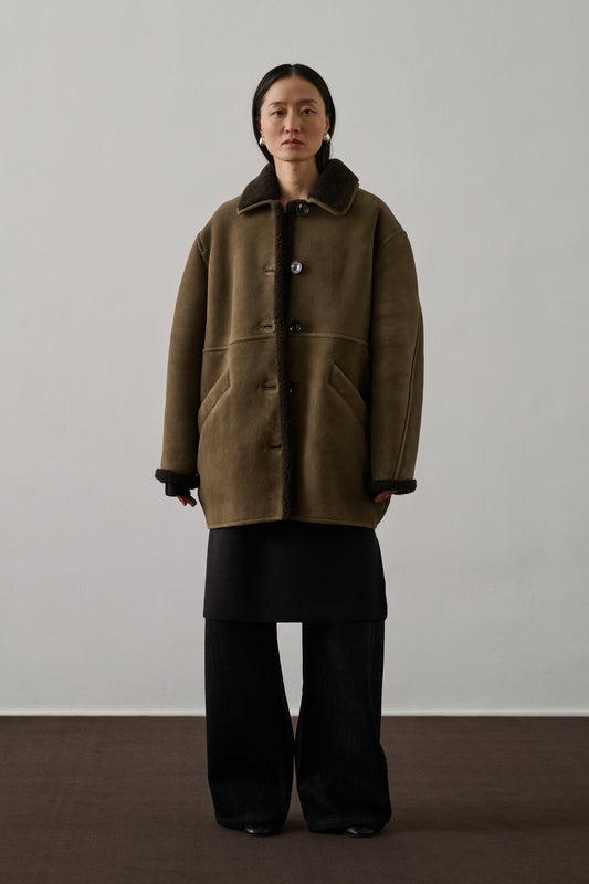 Manteau Femme | Cuir D’Agneau | Doublé Et Chaud Pour L’Hiver