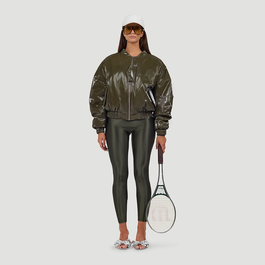 Veste Oversize Effet Brillant