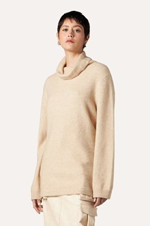 Pull Col Roulé en Laine et Alpaga