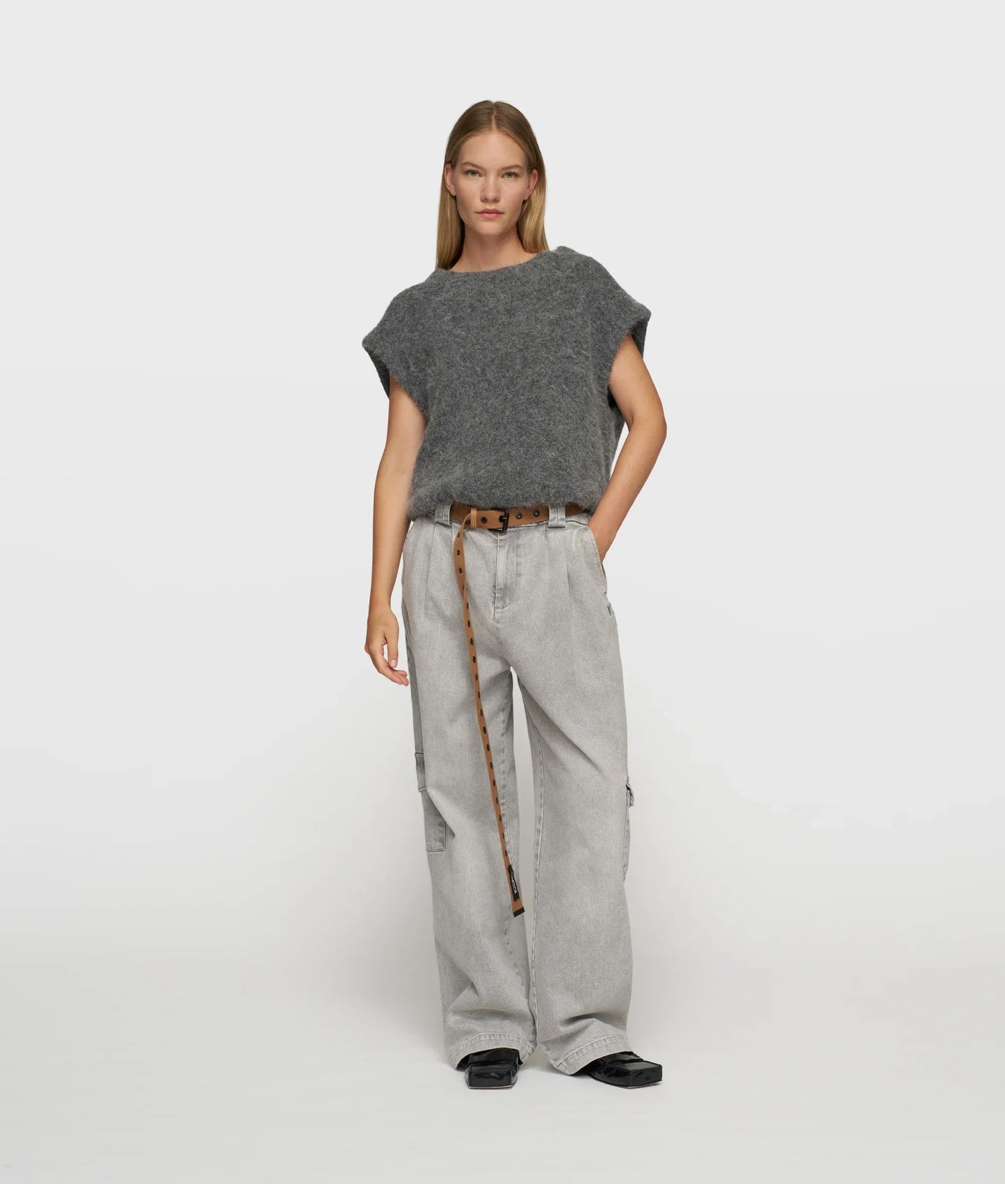 Haut Sans Manches en Alpaga