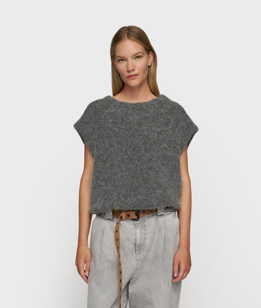 Haut Sans Manches en Alpaga