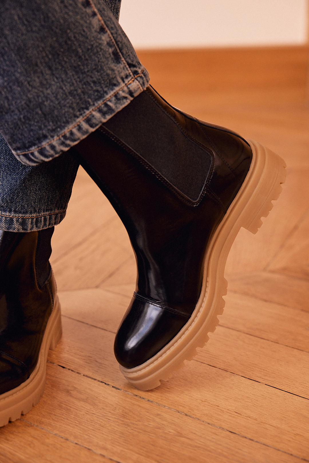 Bottes Chelsea en Cuir