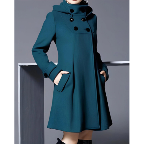 Manteau Femme | Laine Mélangée Haut De Gamme | Évasé, Chaud Et Élégant Pour L’Hiver