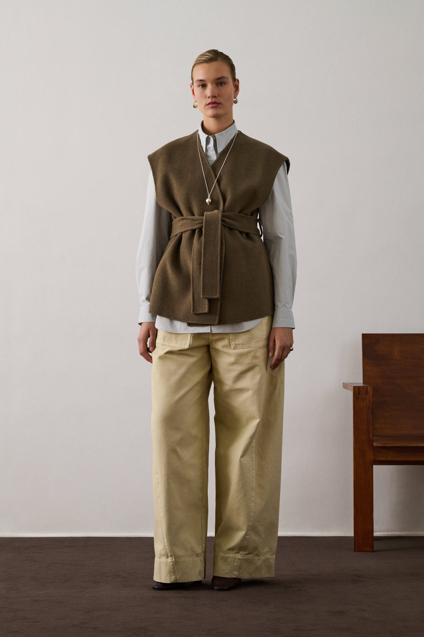 Veste Sans Manches Femme | Gilet En Laine Mélangée | Élégant Et Parfait Pour La Superposition