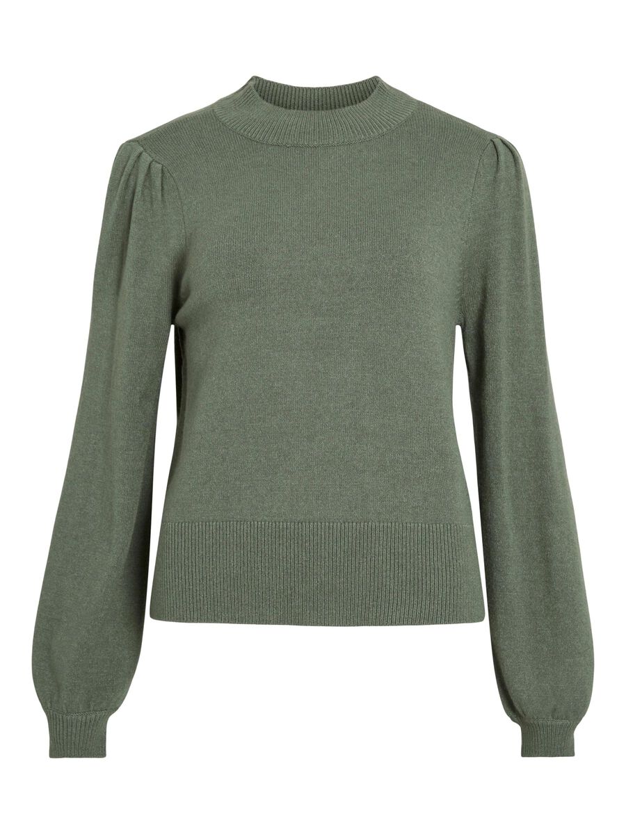 Pull Manches Bouffantes en Maille Douce