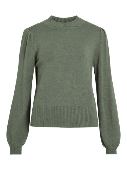 Pull Manches Bouffantes en Maille Douce