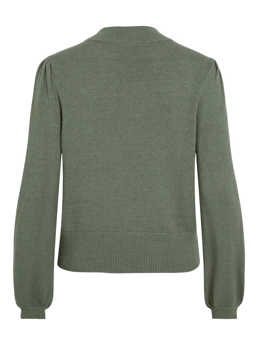 Pull Manches Bouffantes en Maille Douce