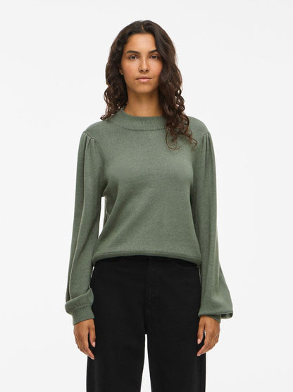 Pull Manches Bouffantes en Maille Douce