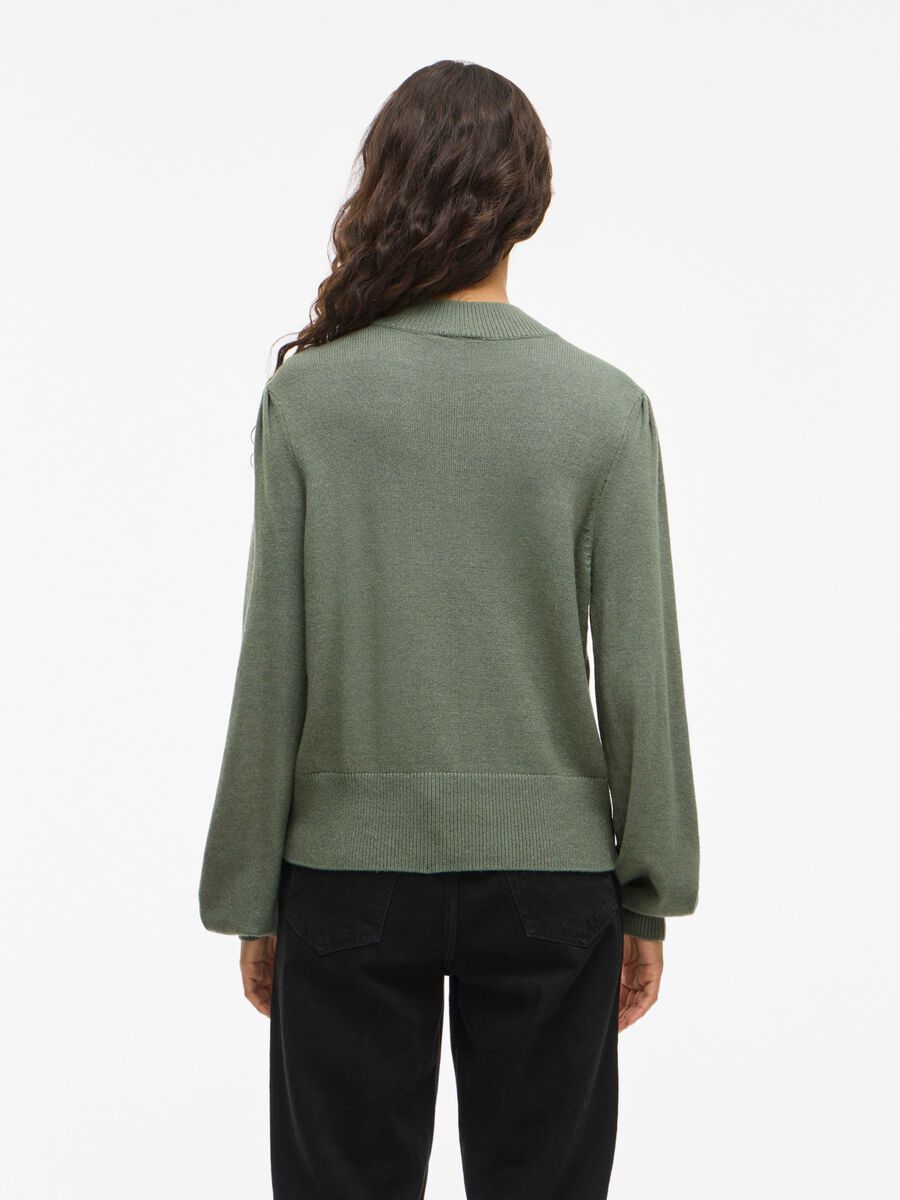 Pull Manches Bouffantes en Maille Douce