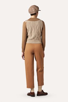 Gilet Torsadé Laine et Soie