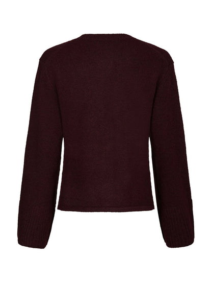 Cardigan Boutonné Col Rond