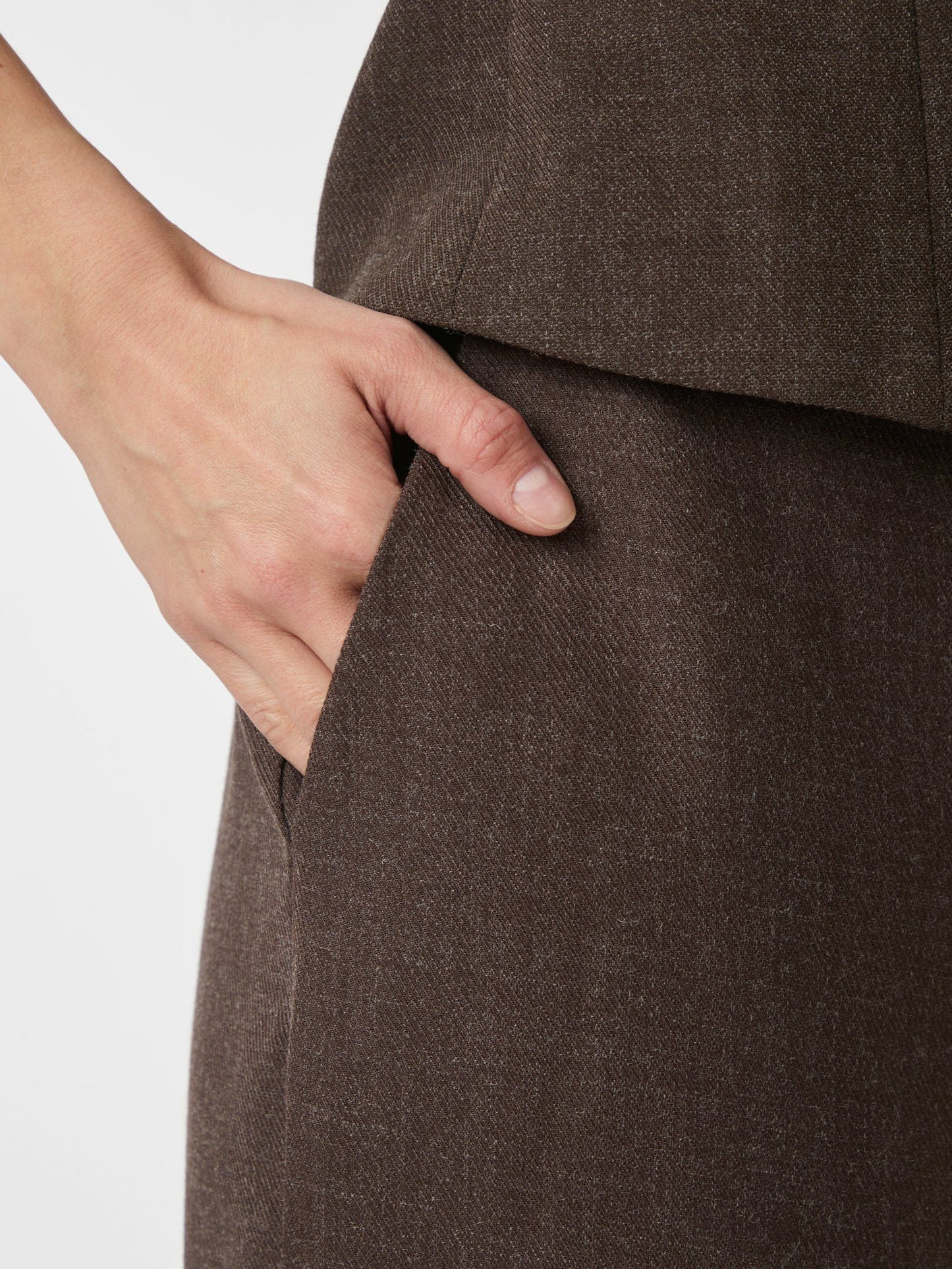 Pantalon Fluide Taille Haute