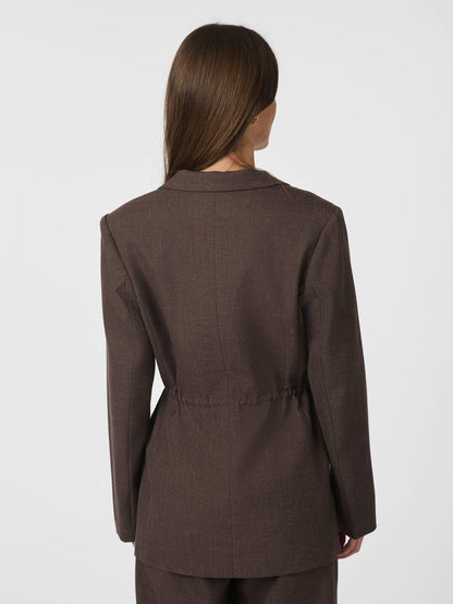 Blazer Cintré à Lien Taille