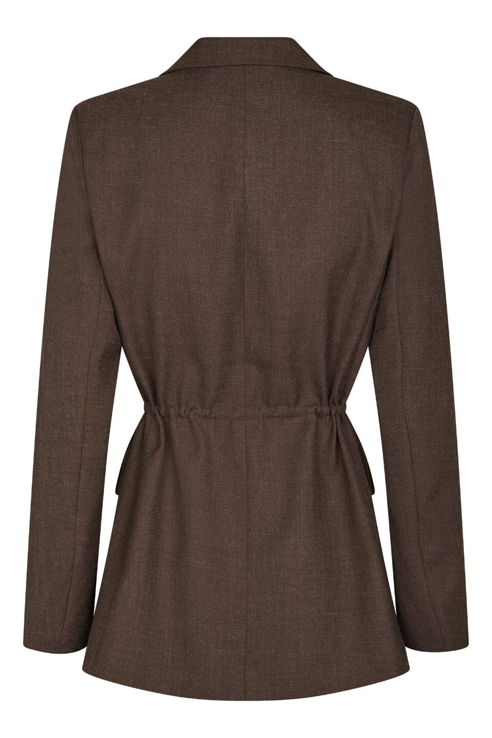 Blazer Femme | Ceinturé En Laine Mélangée | Élégant Et Chaud Pour Look Structuré En Automne