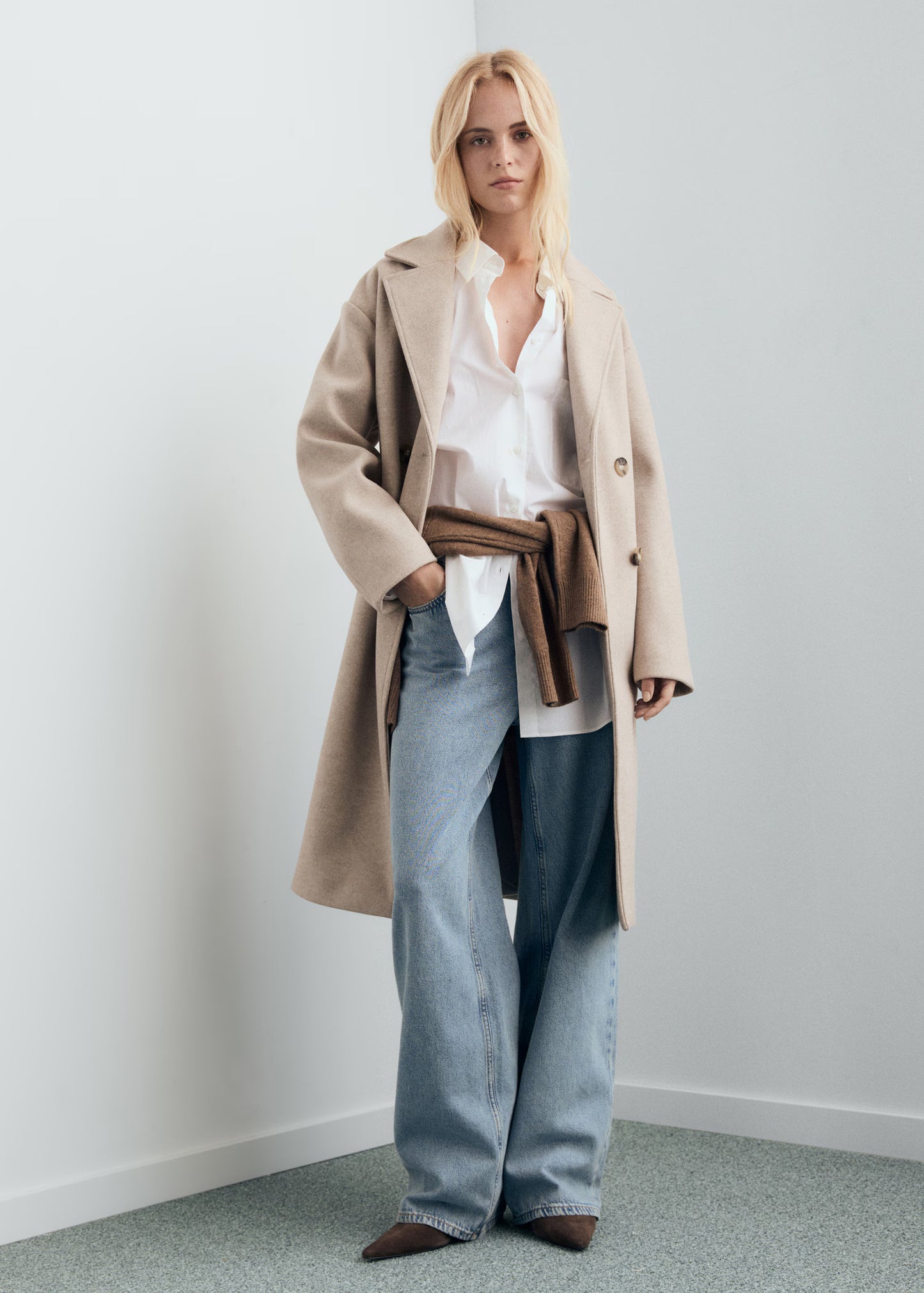 Manteau Femme | Double Boutonnage | Coupe Oversize Élégante