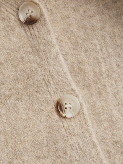 Cardigan Femme | Maille Douce Recyclée | Col Marin Tendance | Idéal Automne & Mi-Saison