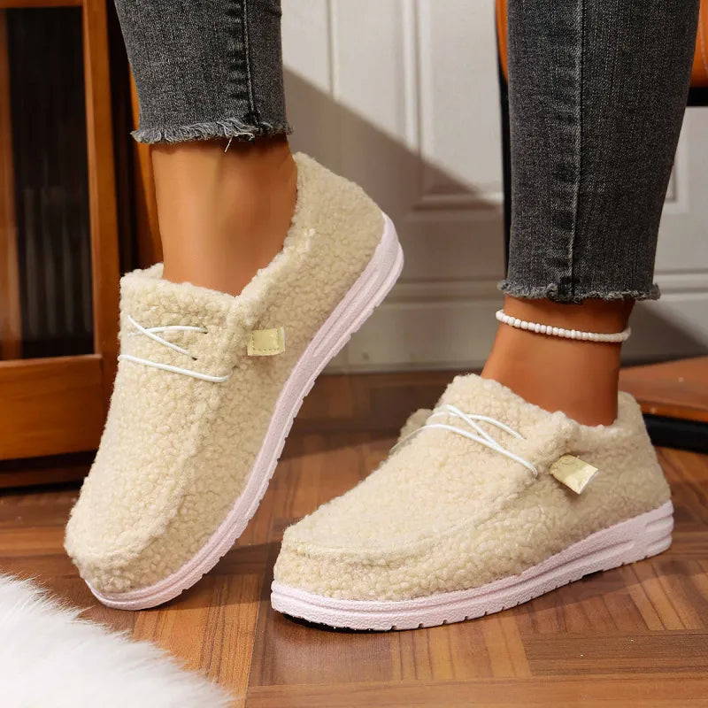 Mocassins Effet Sherpa Confort