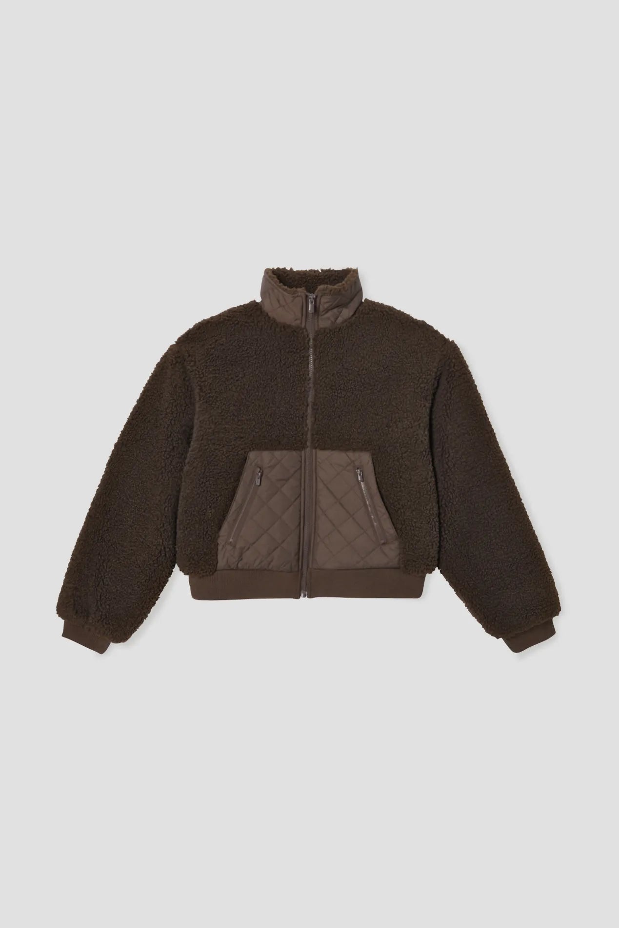 Veste Teddy Matelassée Courte