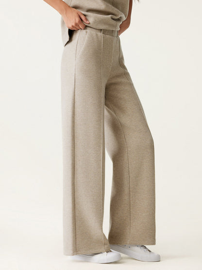 Pantalon Femme | Large Et Taille Haute | Confortable Et Élégant | Idéal Pour Le Bureau Ou Un Look Décontracté