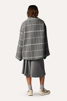 Manteau à Carreaux Oversize