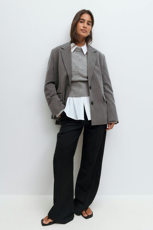 Blazer Femme | Viscose Et Polyester | Élégant Et Moderne | Idéal Pour Le Bureau Ou Les Sorties Urbaines